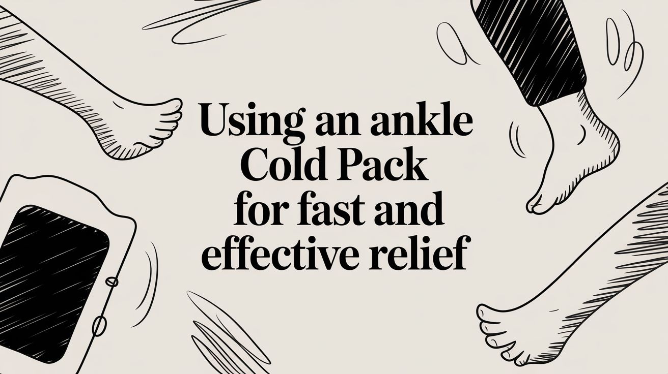 Using an Ankle Cold Pack for Fast and Effective Relief